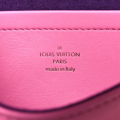 Louis Vuitton Lambskin Embossed Monogram Vuittamins Pochette Coussin Rose Violet 7 of 12