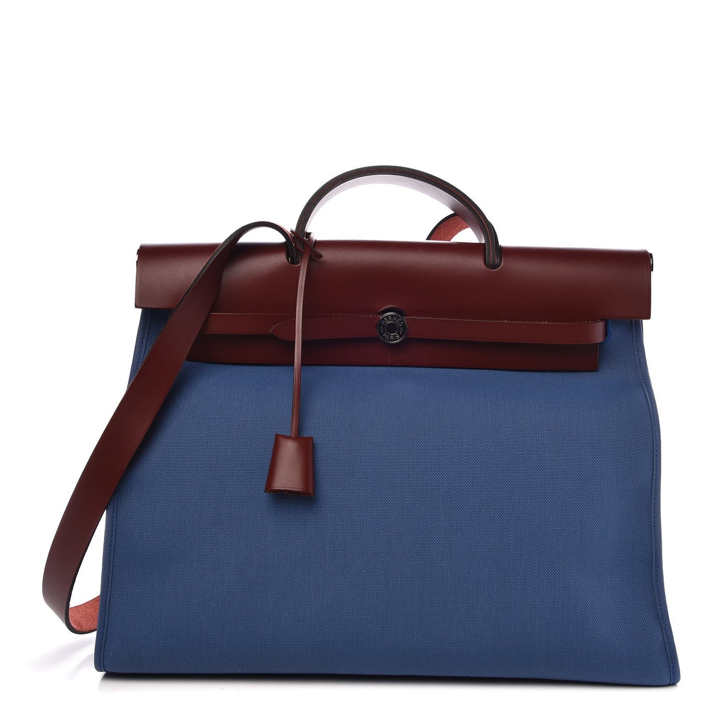 Toile Vache Hunter Herbag Zip 39 MM Bleu Orage Rouge H