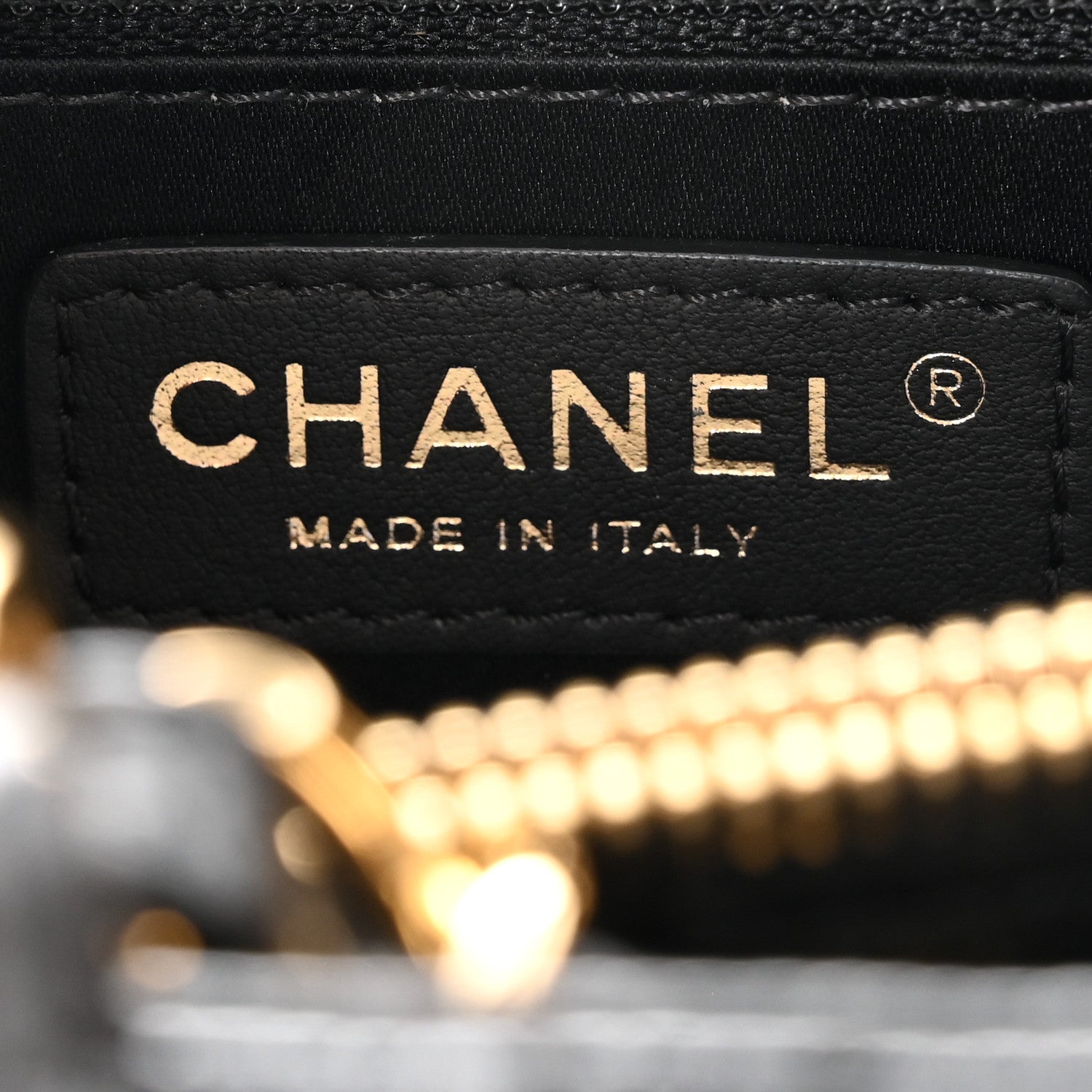 Chanel Caviar Quilted Grand Shopping Tote GST Black 6 of 10
