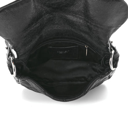 Chanel Glazed Calfskin Stitched On The Road Flap Black 5 of 11