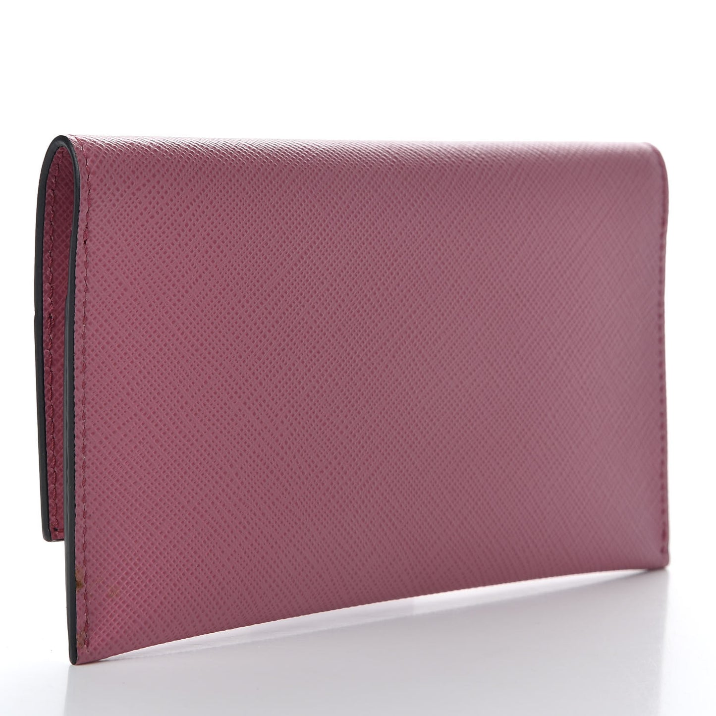Saffiano Greche Card Holder Peonia Turchese White