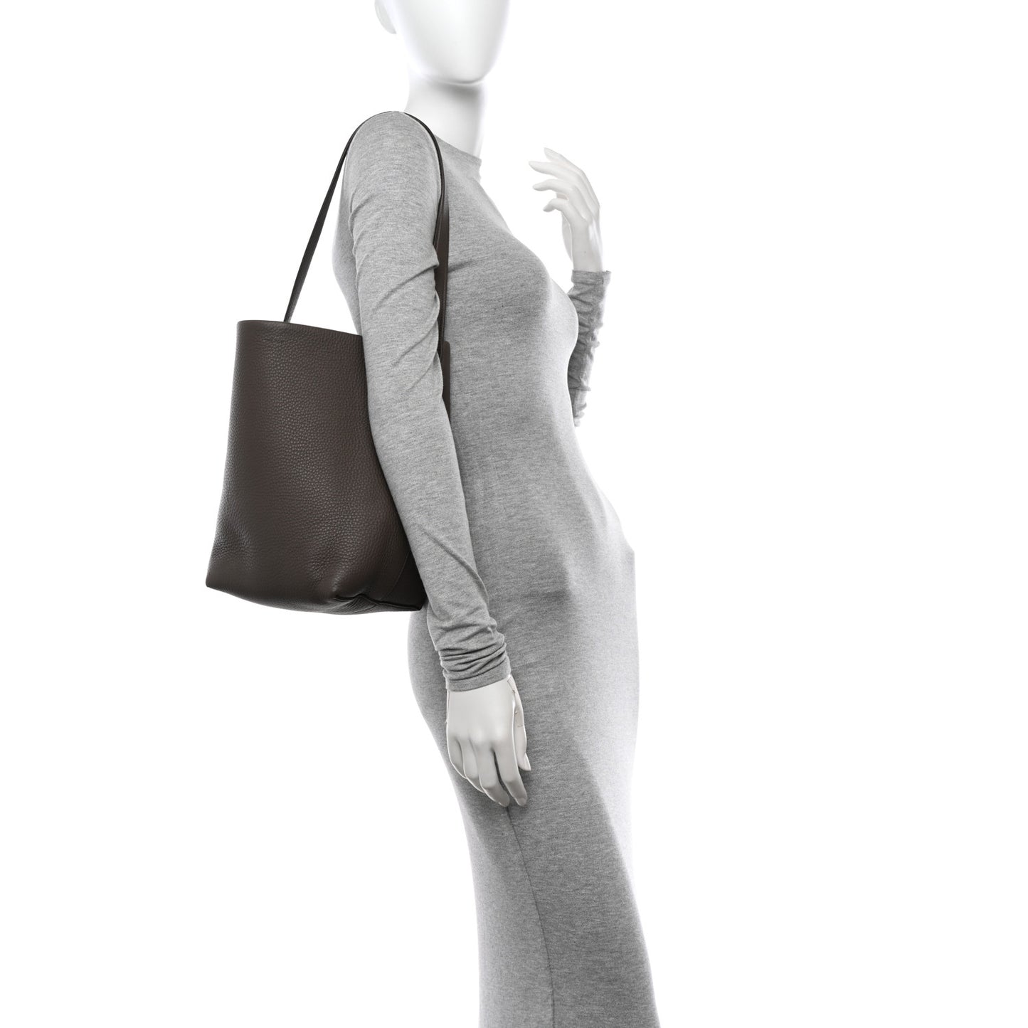 Grained Calfskin Medium N/S Park Tote Elephant