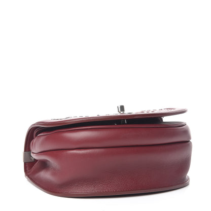 Chanel Calfskin Coco Eyelets Small Flap Bag Red 4 of 10