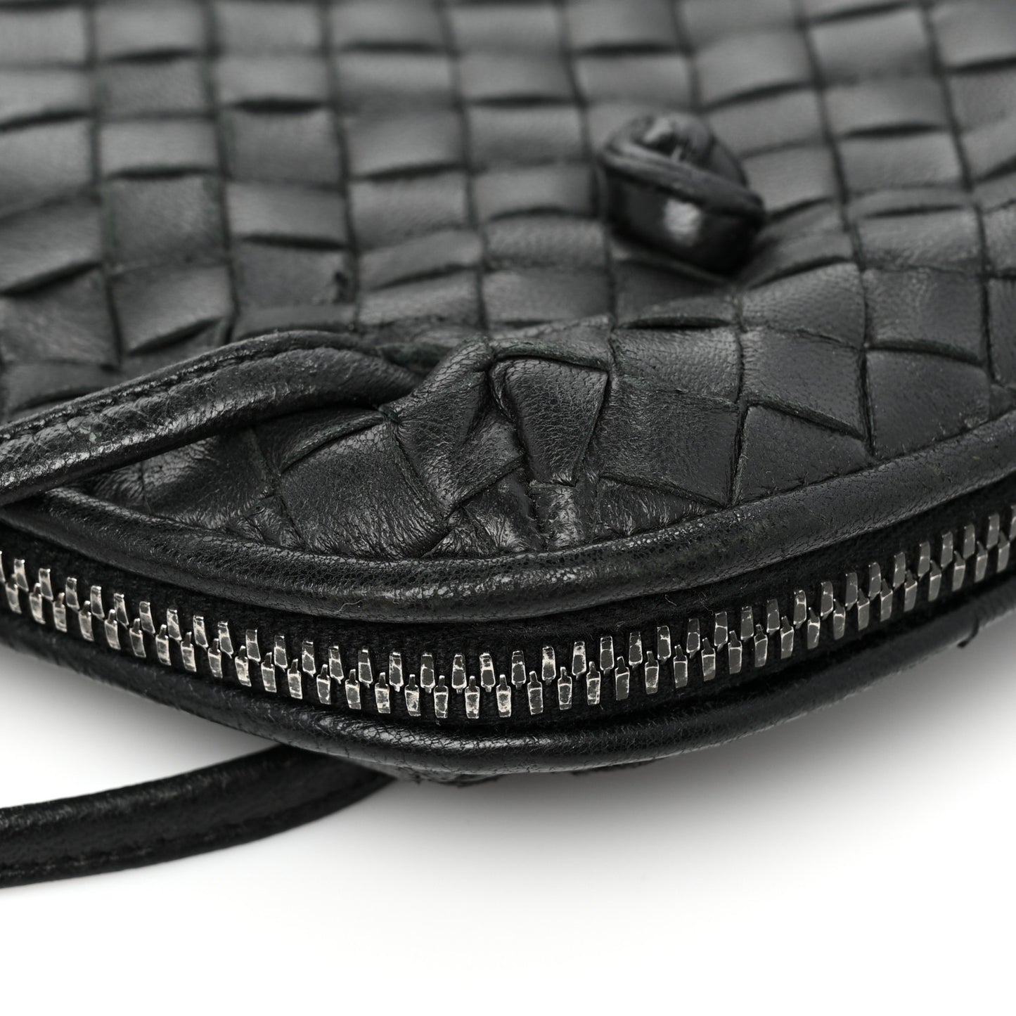 Nappa Intrecciato Nodini Bag Black