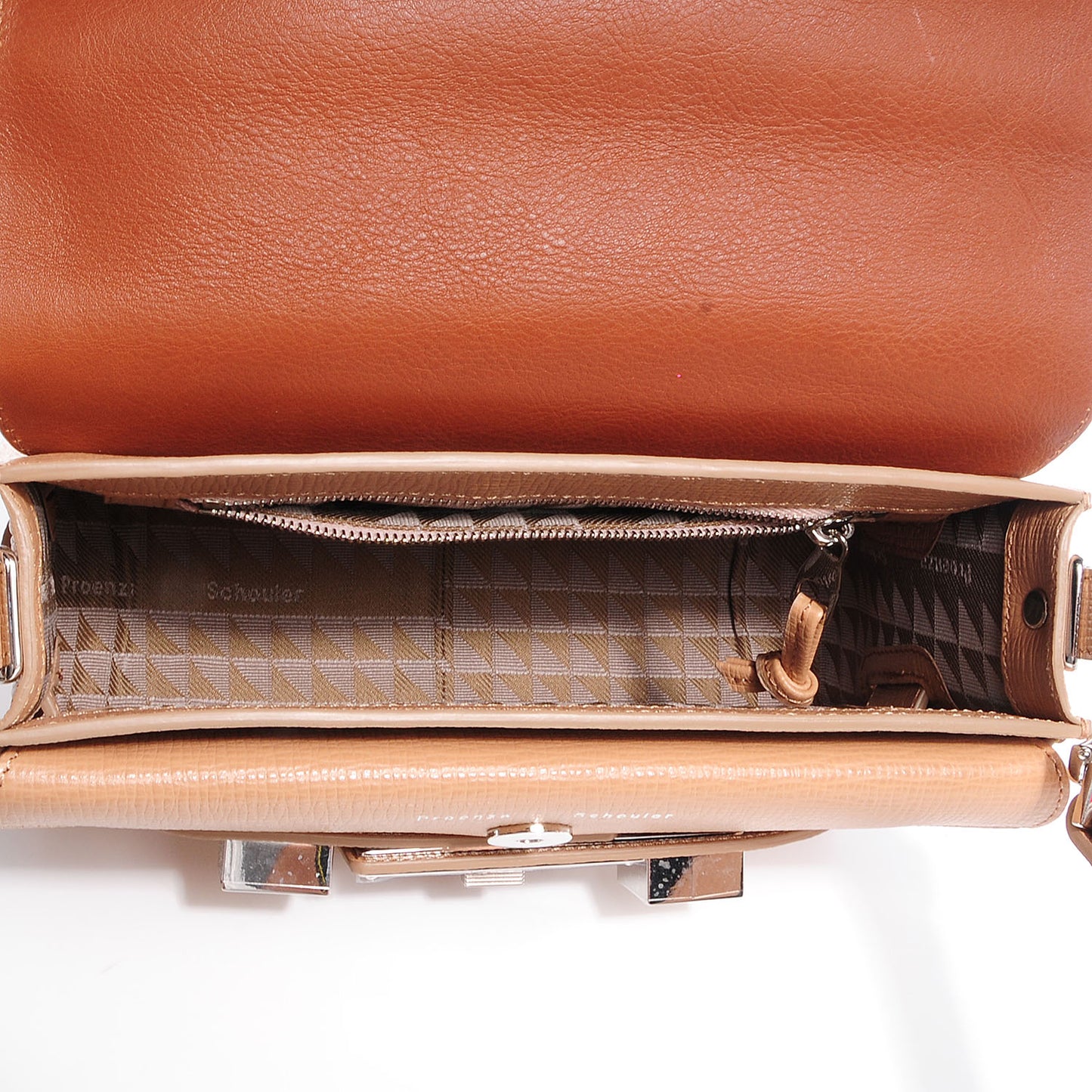 Textured Leather Mini PS11 Classic Shoulder Bag Sorbet