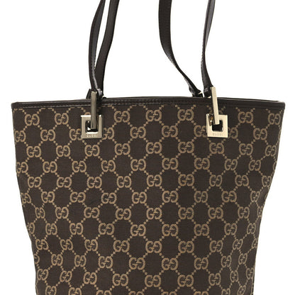 Gucci Monogram Small Bucket Tote Brown 8 of 14