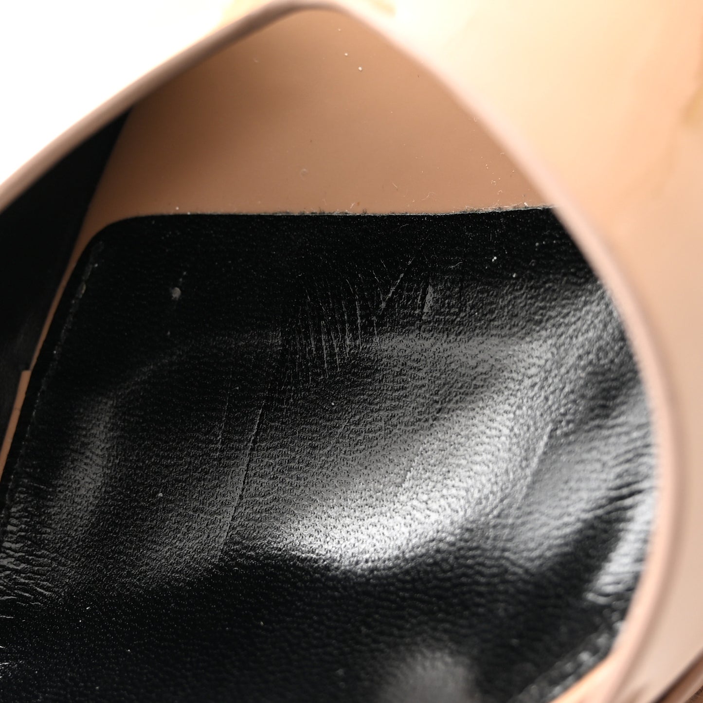 Vitello Vernice Tribute 105 Sandals 39.5 Soft Nude