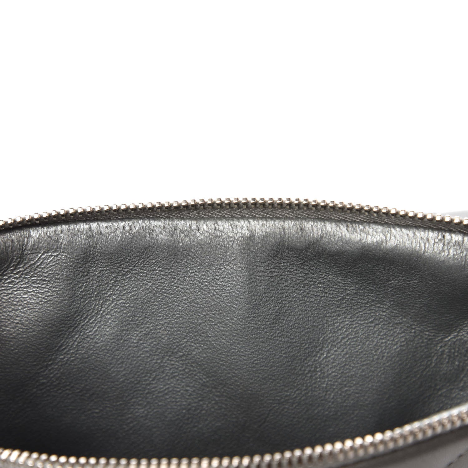 Chanel Metallic Calfskin Quilted Daily Zip Crossbody Silver 12 of 12