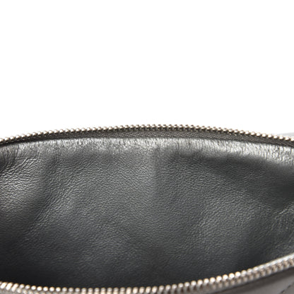 Chanel Metallic Calfskin Quilted Daily Zip Crossbody Silver 12 of 12