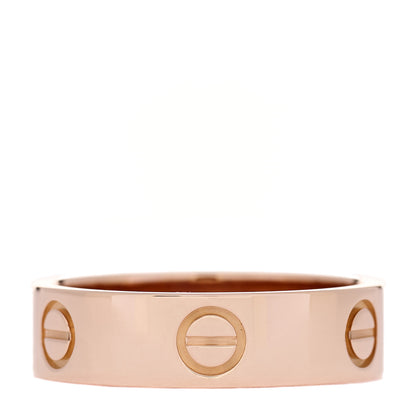 Cartier 18K Pink Gold 5.5mm LOVE Ring 57 8 1 of 5