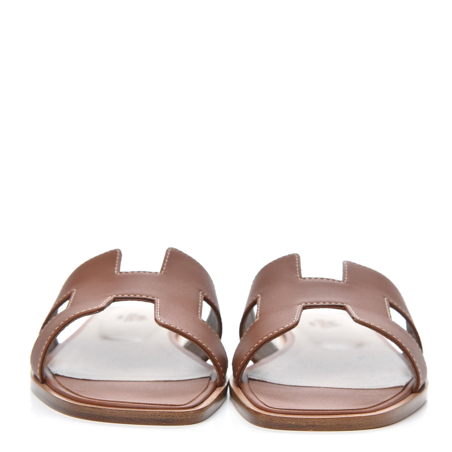 Box Calfskin Oran Sandals 37 Gold