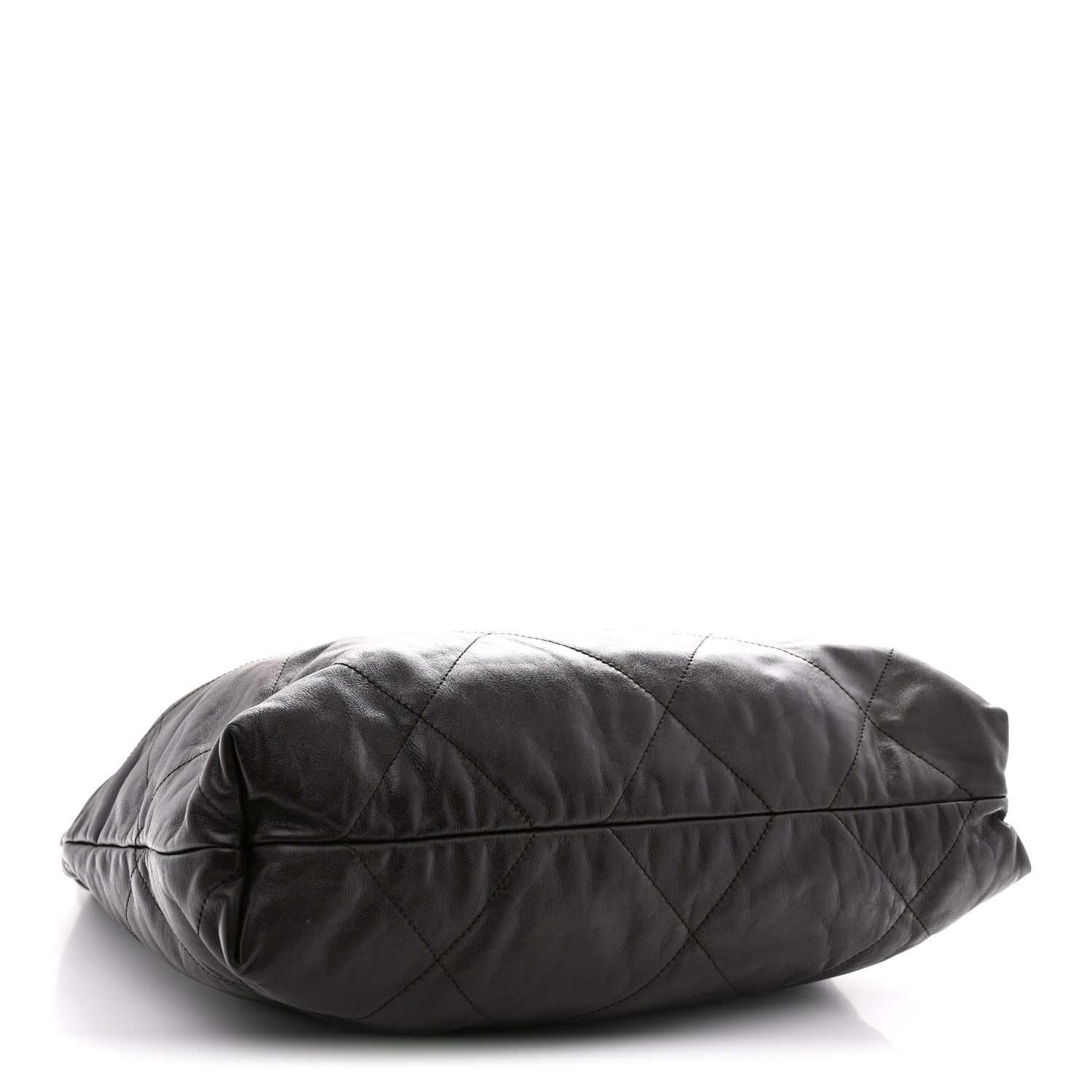 Chanel Shiny Calfskin Quilted Small Chanel 22 Dark Brown 5 of 11