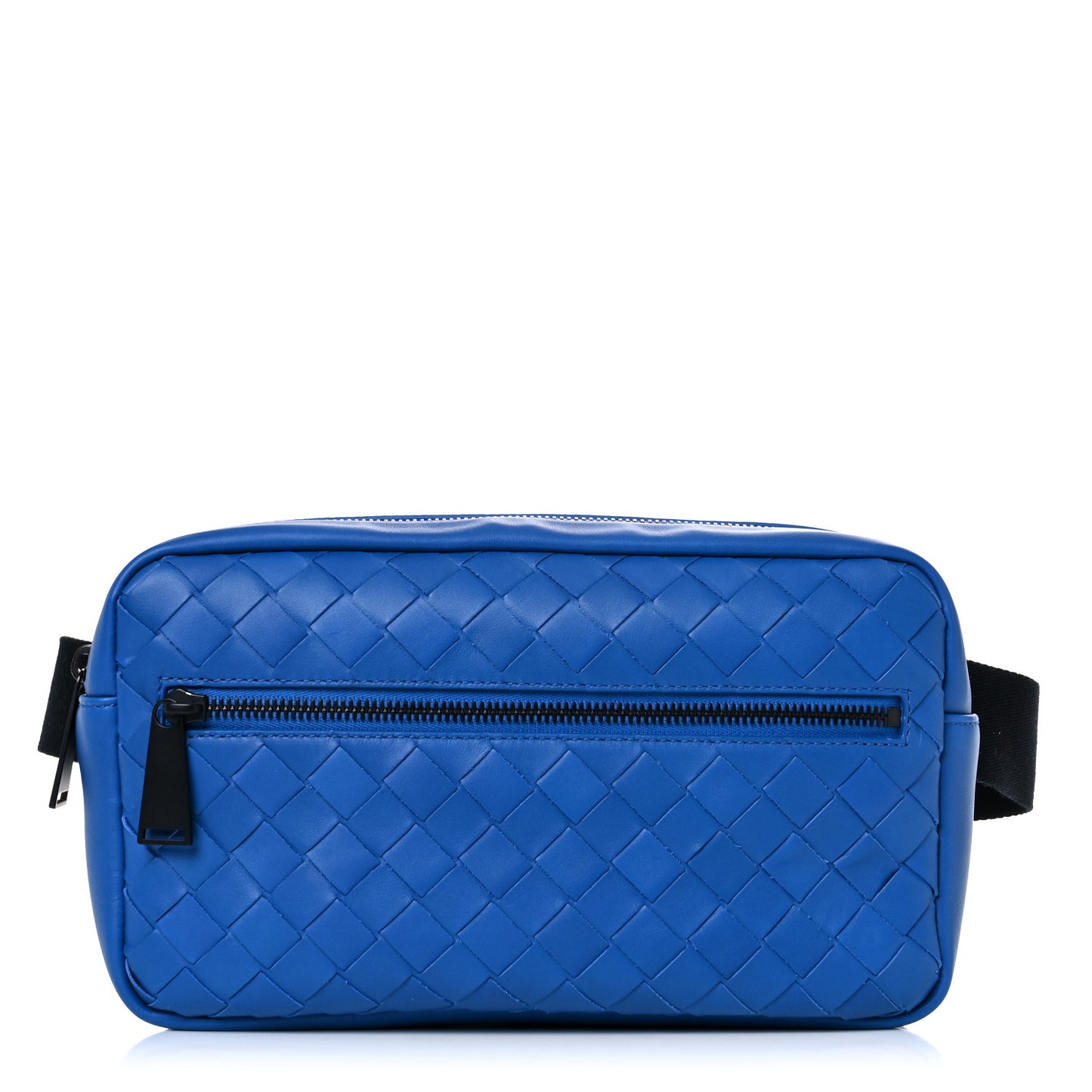 Nappa Intrecciato Belt Bag Bluette