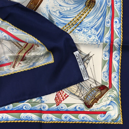Hermes Silk Vive Le Vent Scarf 90 3 of 3