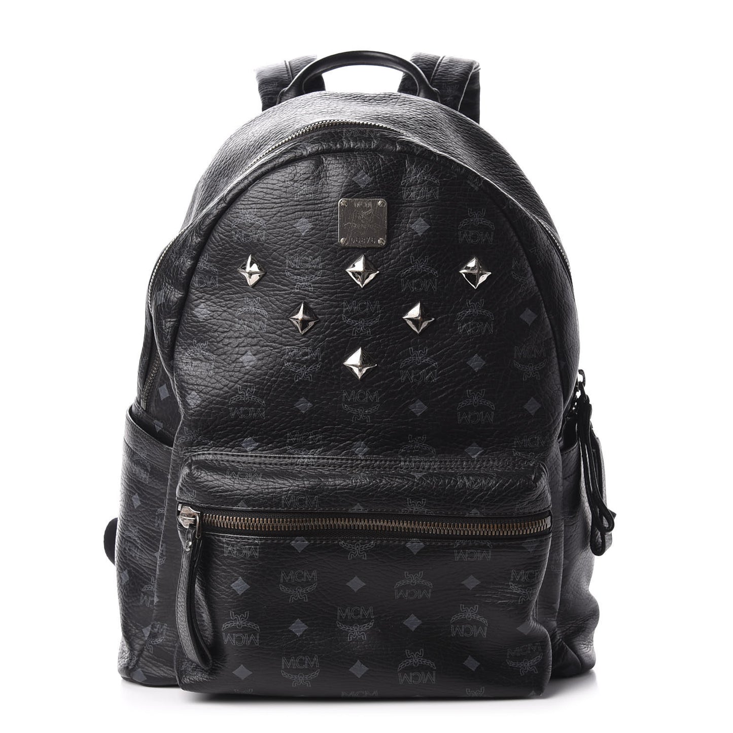 Visetos Medium Sprinkle Stud Stark Backpack Black