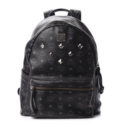 MCM Visetos Medium Sprinkle Stud Stark Backpack Black 1 of 8