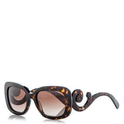 Prada Acetate Baroque Sunglasses SPR 27O Tortoise 1 of 6