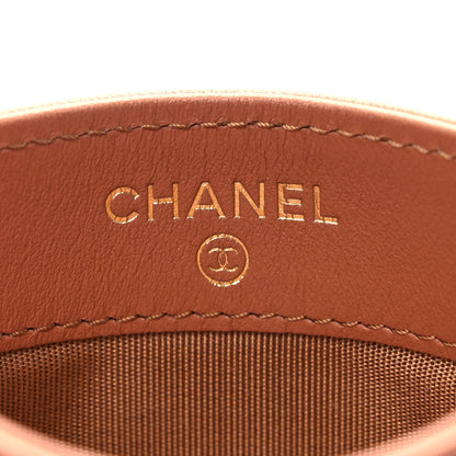 Chanel Lambskin Quilted Chanel 19 Card Holder Brown 5 of 7