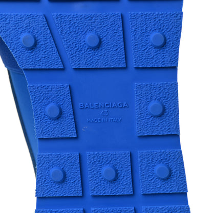 Balenciaga Mesh Calfskin Neoprene Suede Mens Race Runner Sneakers 43 Bleu 6 of 7