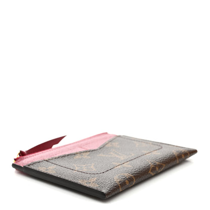 Louis Vuitton Monogram Zipped Card Holder Fuchsia 4 of 7