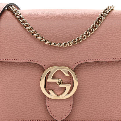 Gucci Dollar Calfskin Small Interlocking G Shoulder Bag Soft Pink 8 of 10