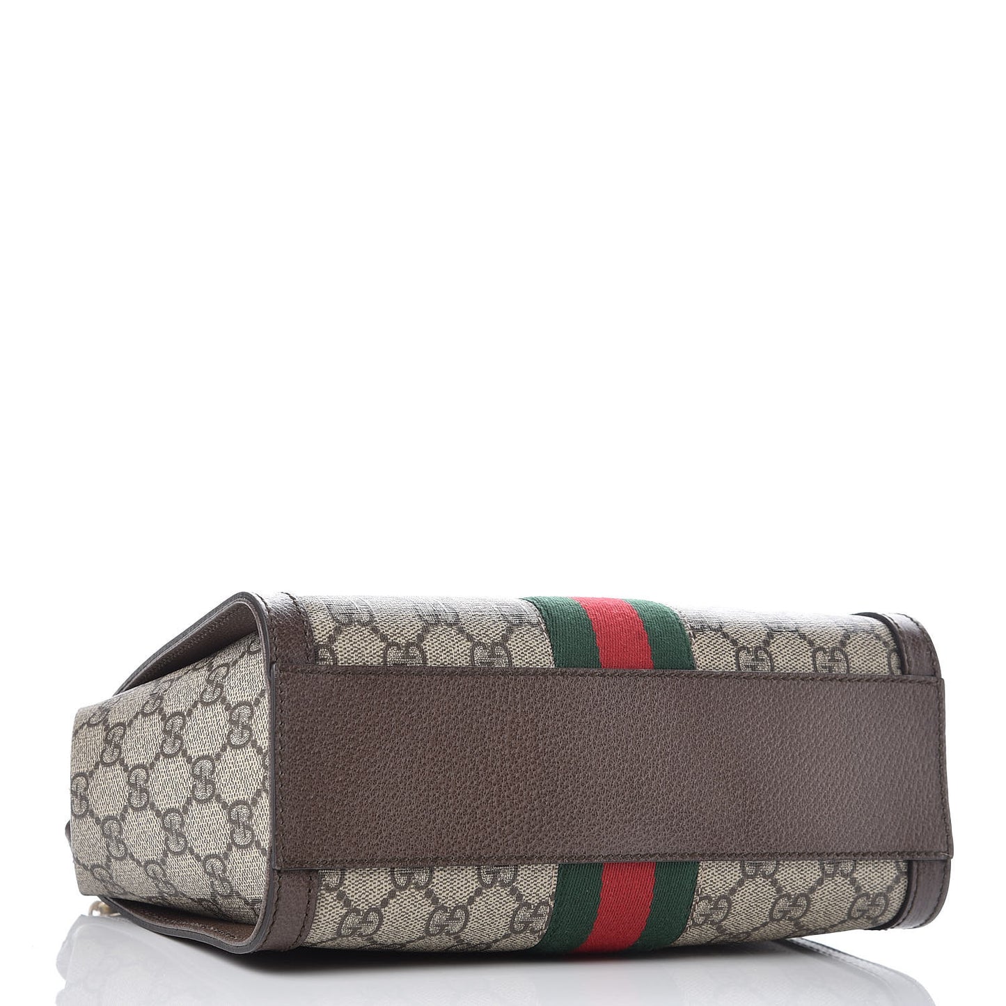 GG Supreme Monogram Small Ophidia Tote Bag Brown