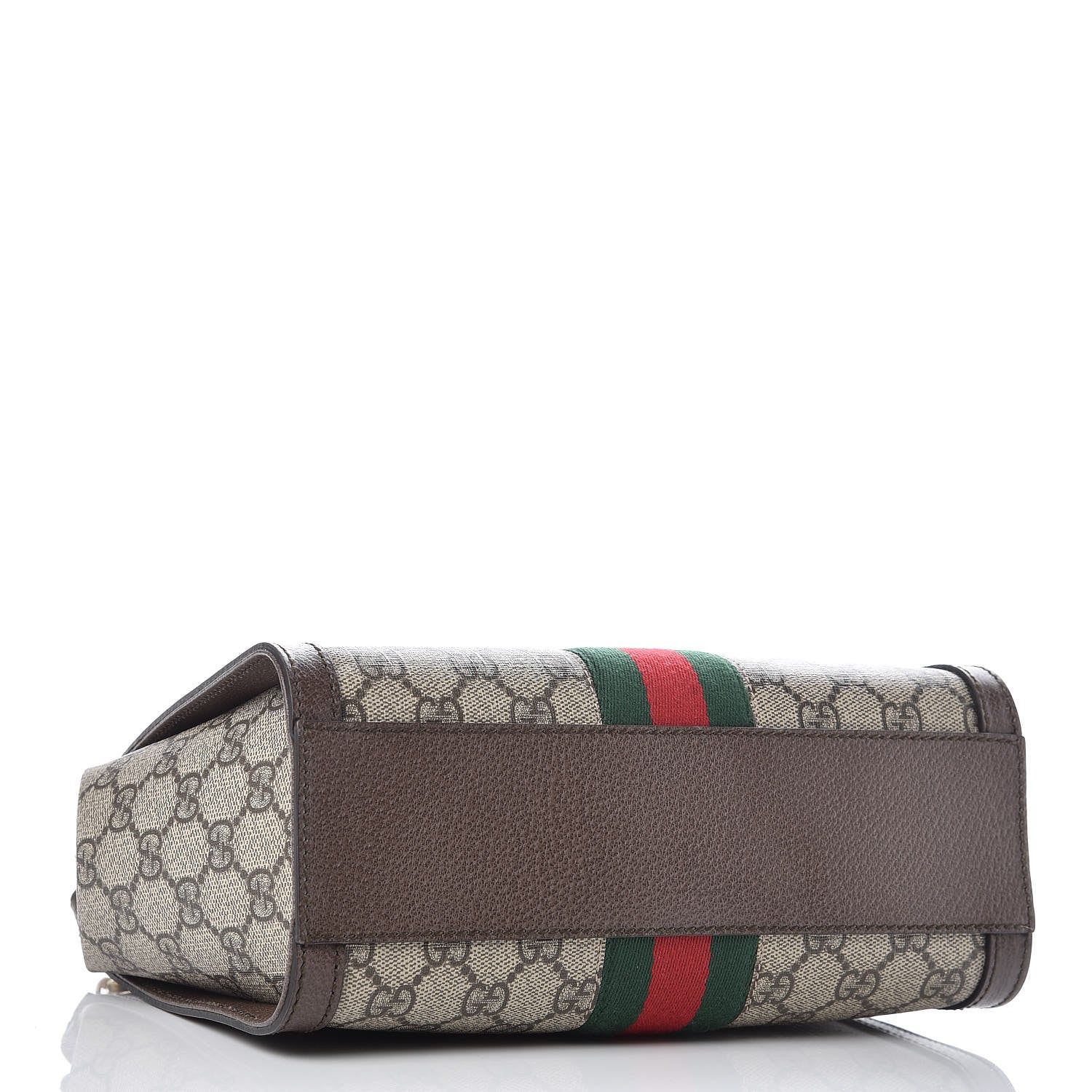 Gucci GG Supreme Monogram Small Ophidia Tote Bag Brown 4 of 9