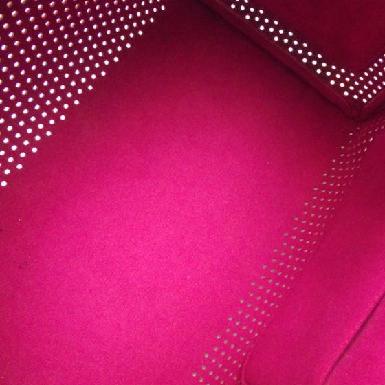 Monogram Perforated Speedy 30 Fuchsia