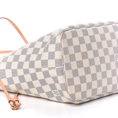 Louis Vuitton Damier Azur Neverfull MM 9 of 10