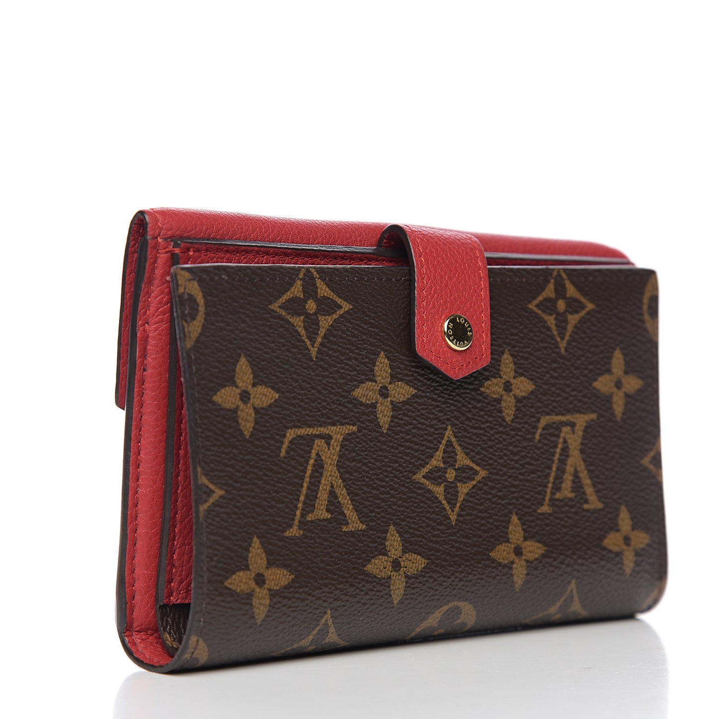 Monogram Pallas Compact Wallet Cherry