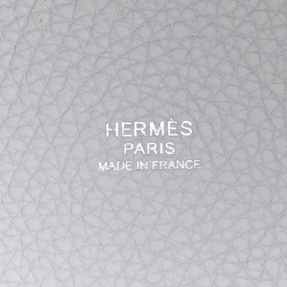 Hermes Taurillon Clemence Picotin Lock 18 PM Bleu Pale 6 of 13