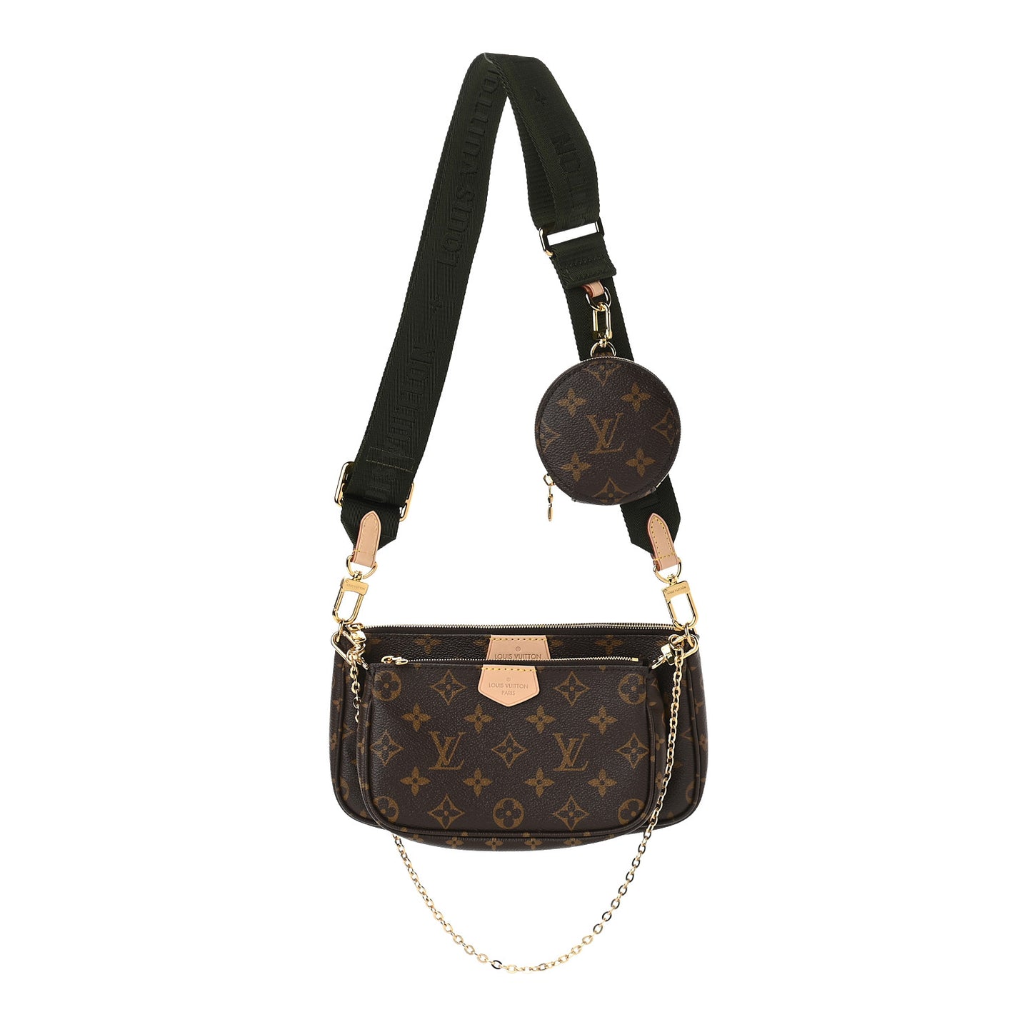 Monogram Multi Pochette Accessories Kaki