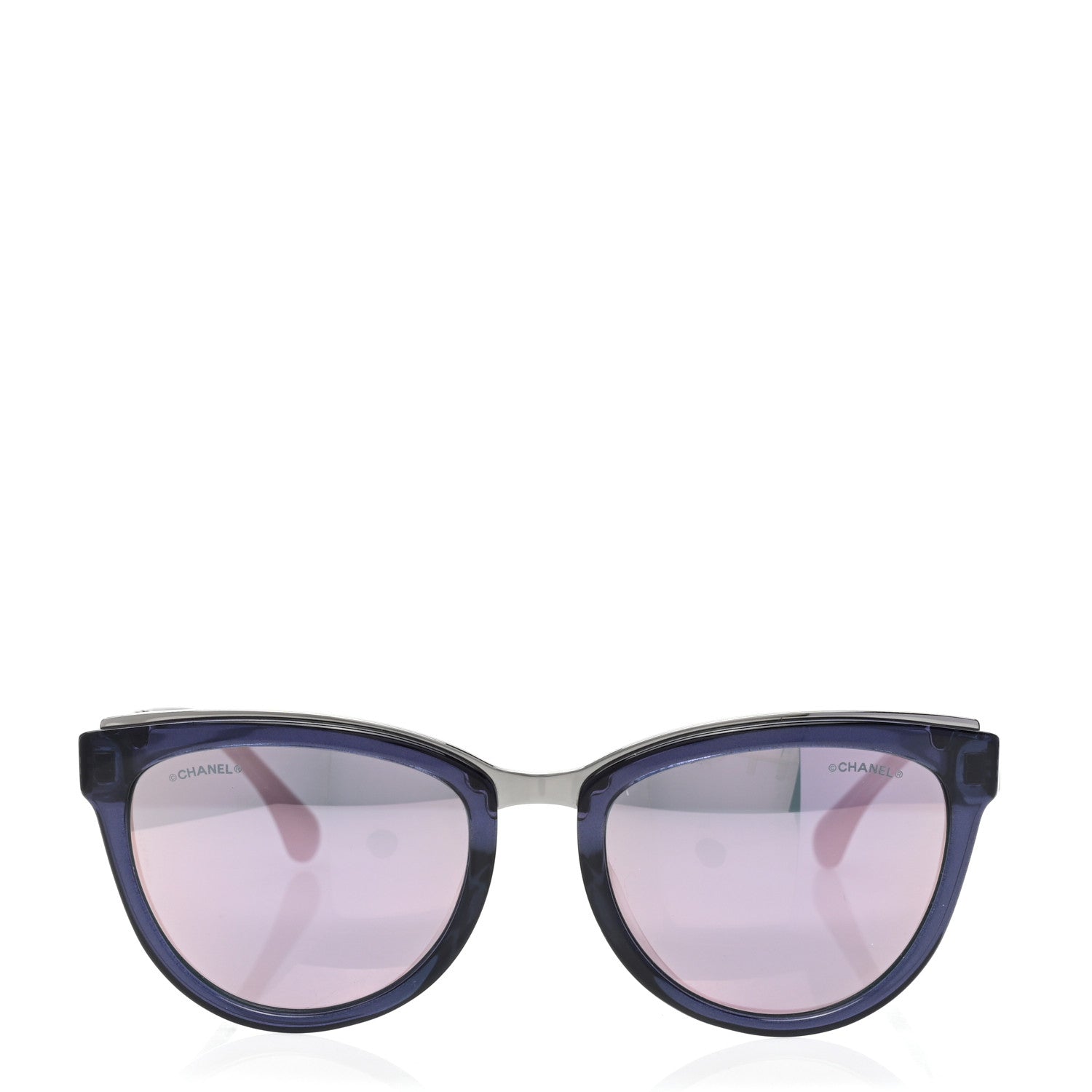 Chanel Lambskin Chain Sunglasses 5361-Q Blue 2 of 8