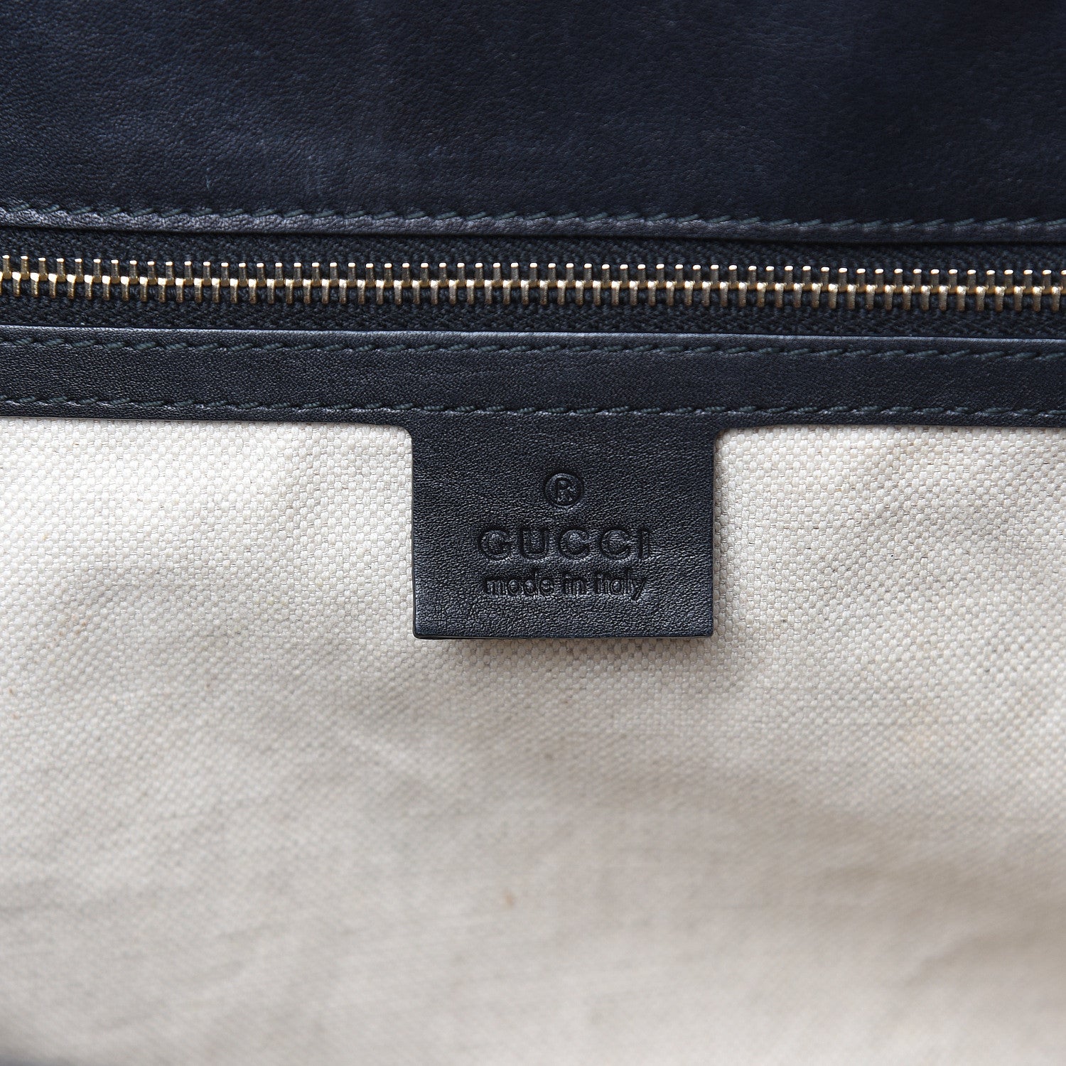 Gucci Guccissima Large Emily Chain Shoulder Bag Black 6 of 16