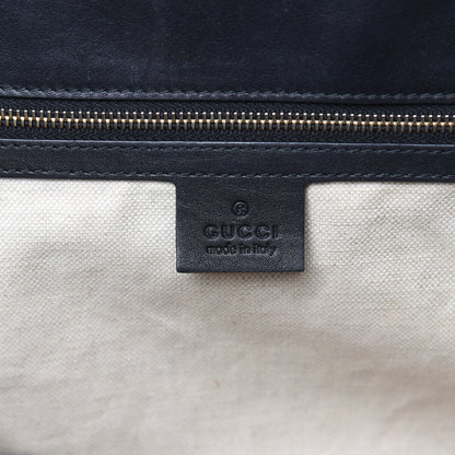 Gucci Guccissima Large Emily Chain Shoulder Bag Black 6 of 16