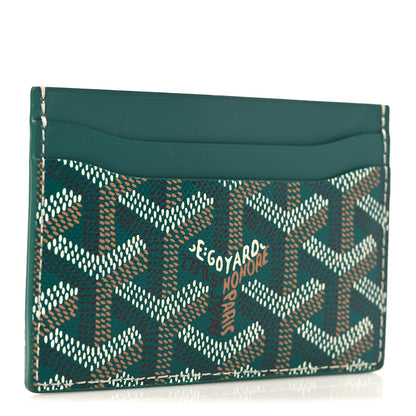 Goyard Goyardine Saint Sulpice Card Holder Green 3 of 7