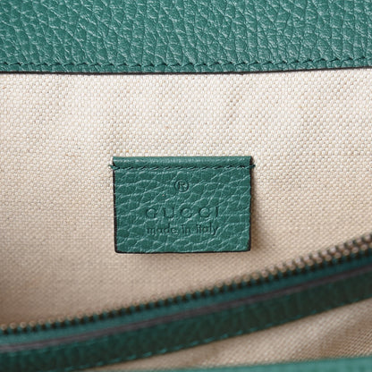 Gucci Dollar Calfskin Crystal Medium Dionysus Shoulder Bag Emerald 6 of 10