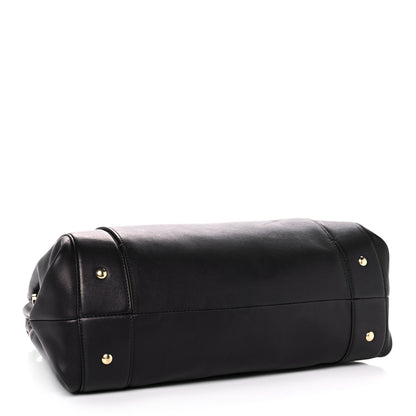 Salvatore Ferragamo Calfskin Sofia Shoulder Bag Black 4 of 11