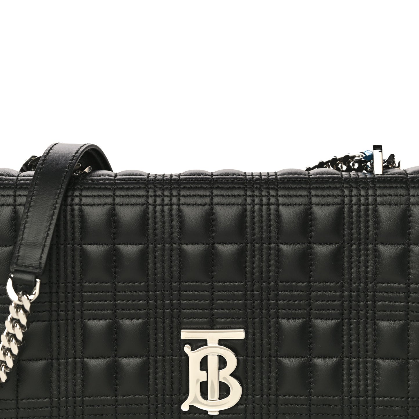 Lambskin Quilted Small Lola Bag Black