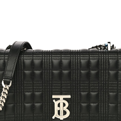 Burberry Lambskin Quilted Small Lola Bag Black 8 of 11