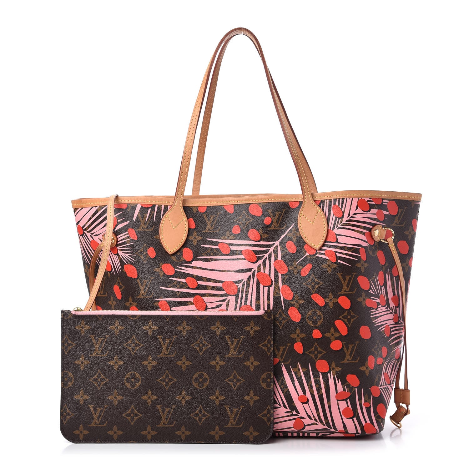 Louis Vuitton Monogram Jungle Dots Neo Neverfull MM Sugar Pink Poppy 1 of 10