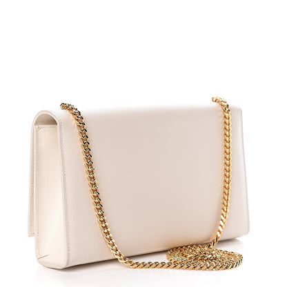 Saint Laurent Grain De Poudre Medium Classic Monogram Kate Satchel Porcellana 3 of 12