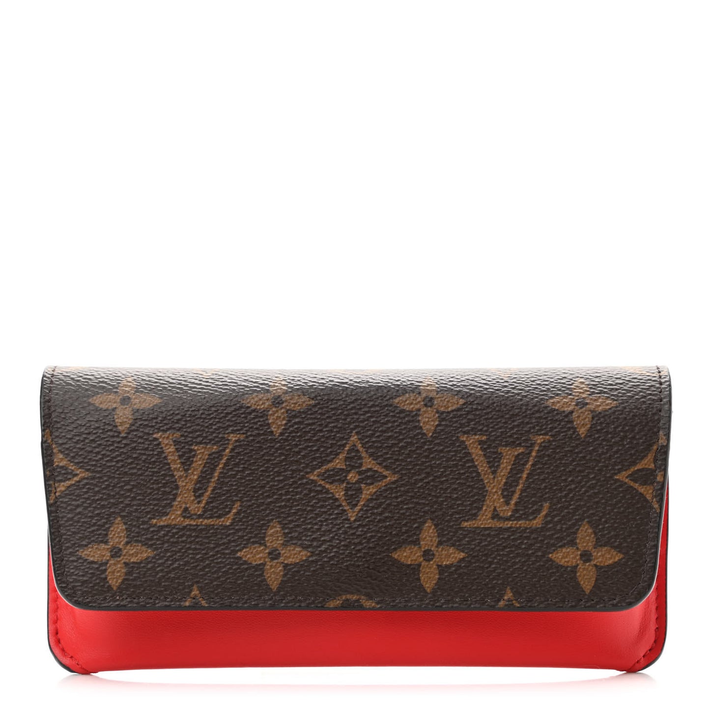 Monogram Woody Glasses Case Rouge