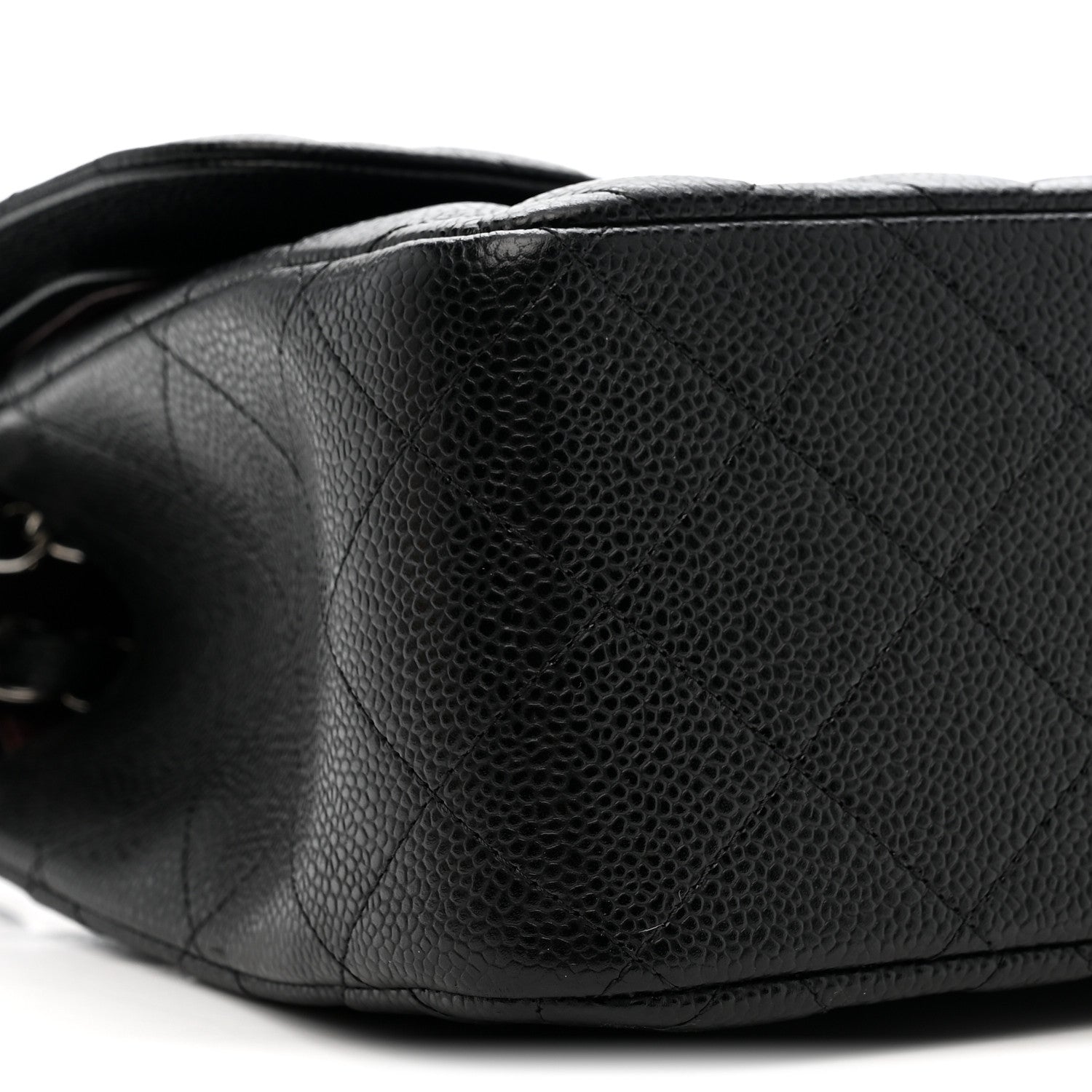 Chanel Caviar Quilted Jumbo Double Flap Black 10 of 11