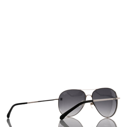 Chanel Metal Polarized Aviator Sunglasses 4 of 9