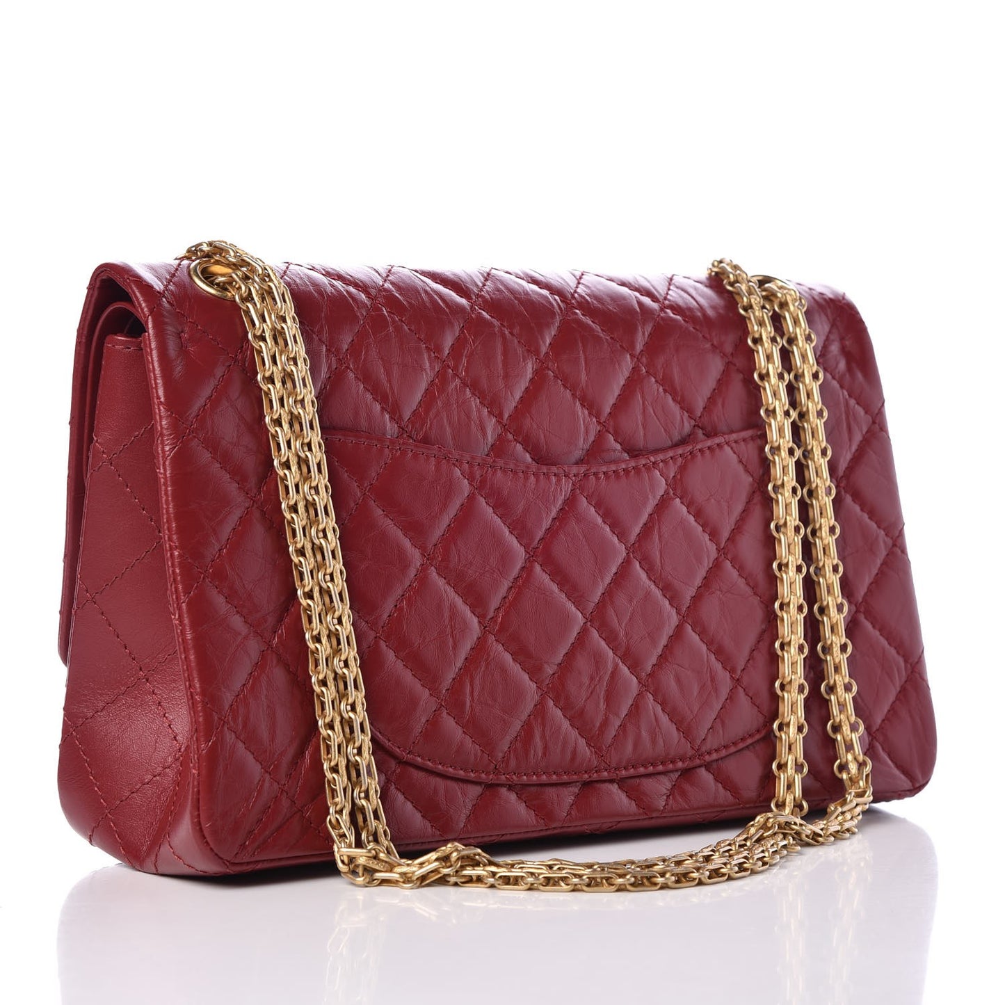 Aged Calfskin 2.55 Reissue 226 Flap Burgundy
