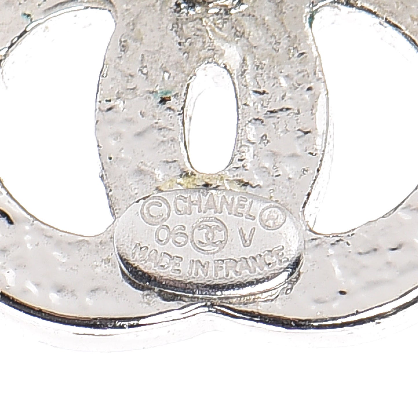 Crystal Mini Timeless CC Earrings Silver