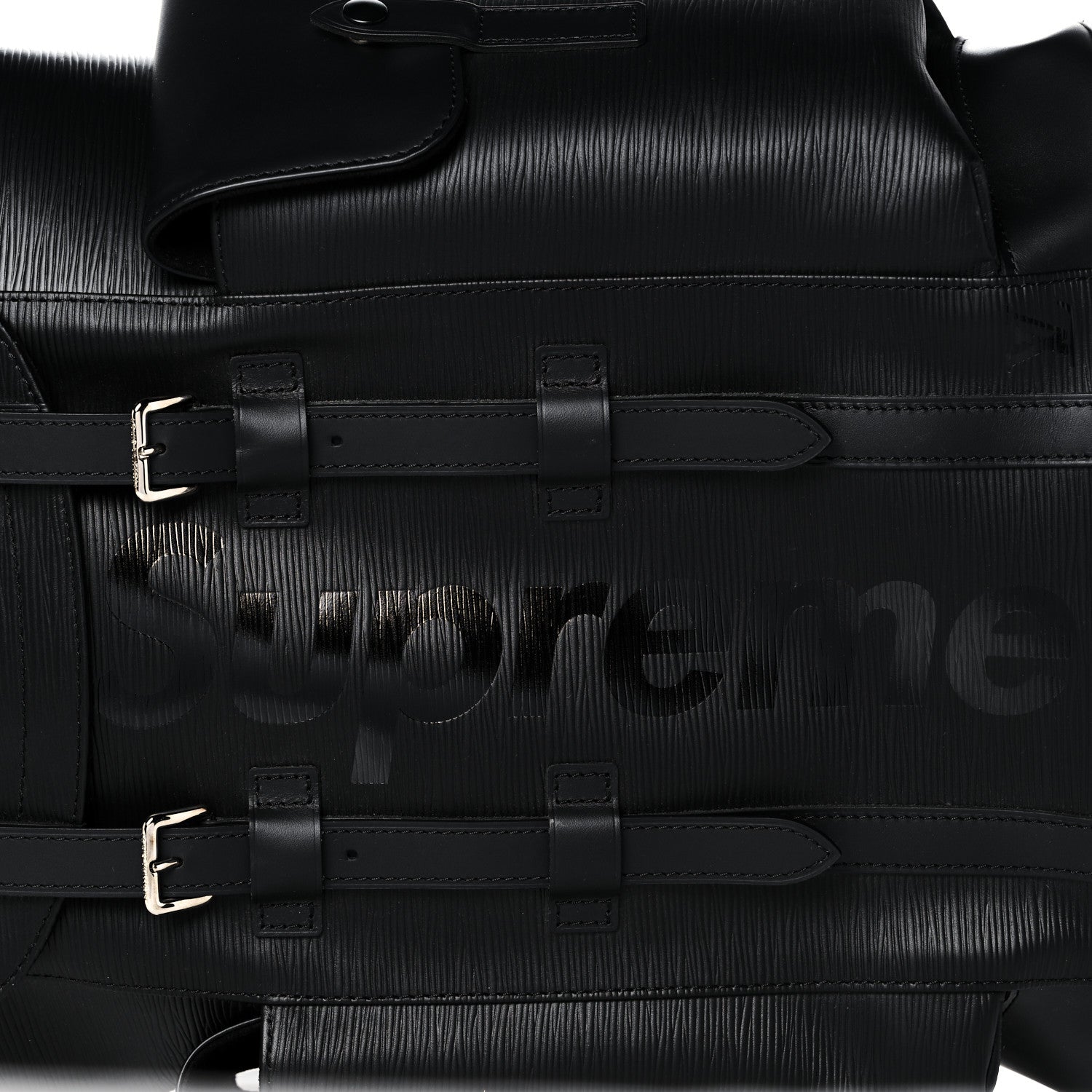 Louis Vuitton X SUPREME Epi Christopher Backpack PM Black 9 of 12