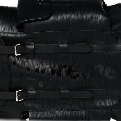 Louis Vuitton X SUPREME Epi Christopher Backpack PM Black 9 of 12