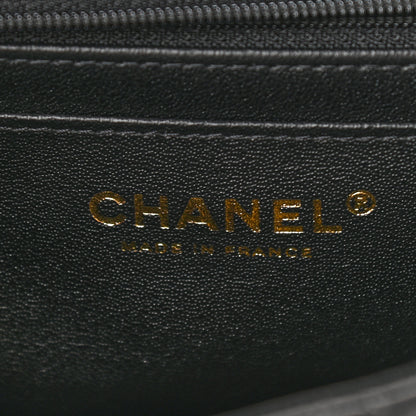 Chanel Lambskin Quilted Mini Top Handle Rectangular Flap Black 6 of 9